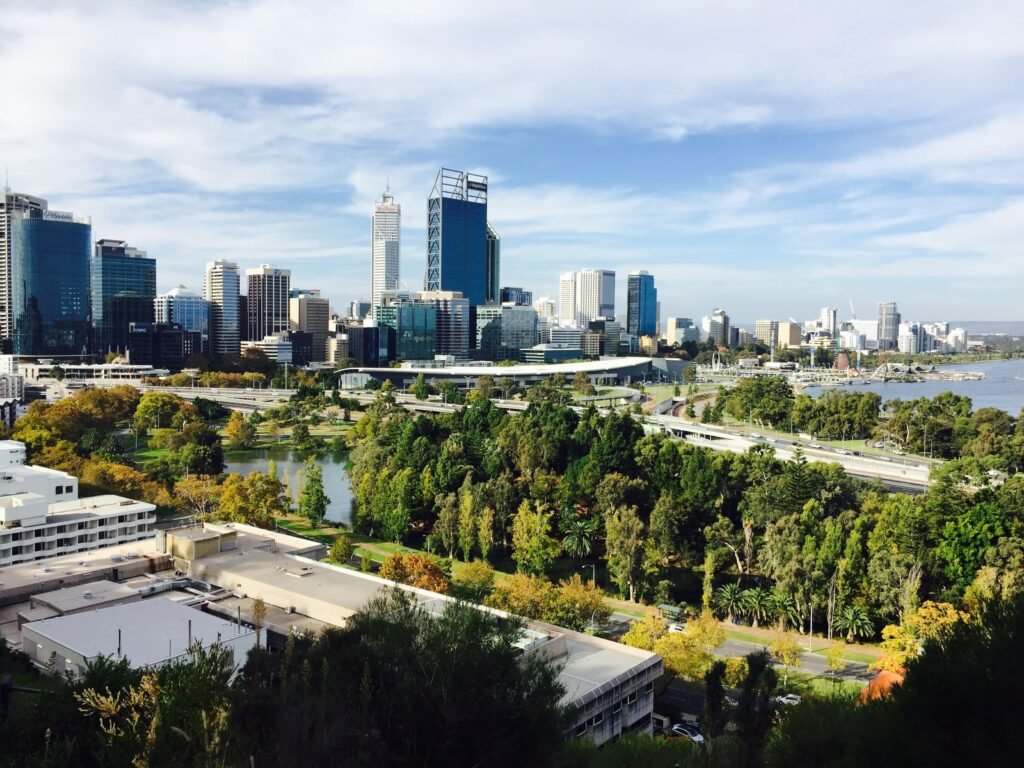 Perth skyline representing the Westaus ceiling service area