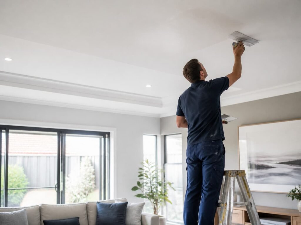 Ceiling repair work in Perth by Westaus Commercial Services